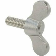BSC PREFERRED Stainless Steel Wing-Head Thumb Screw 1/4-20 Thread Size 3/4 Long 92625A111